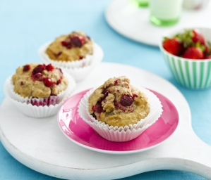 Apple Cinnamon and Berry Muffins