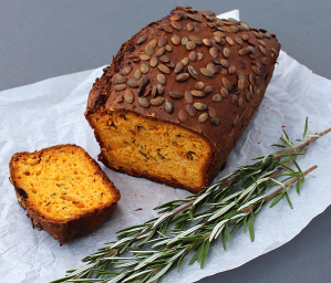 Roasted Pumpkin and Olive Oil Loaf